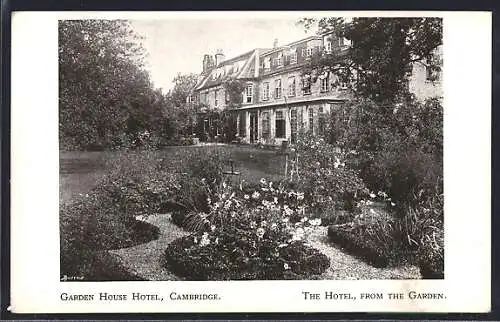 AK Cambridge, Garden House Hotel, The Hotel from the Garden