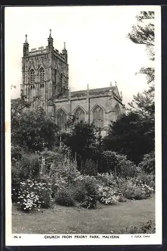 AK Malvern, Church from Priory Park