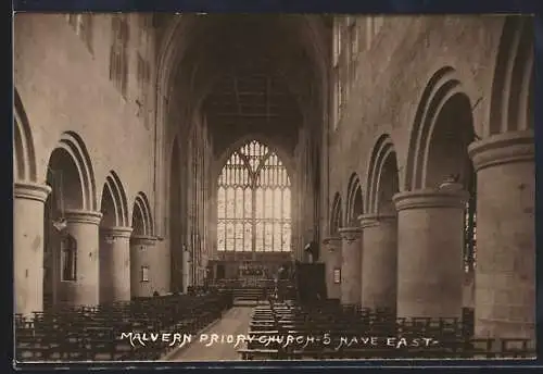 AK Malvern, Priory Church, Nave East