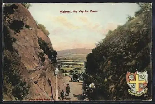 AK Malvern, The Wyche Pass, Coat of Arms