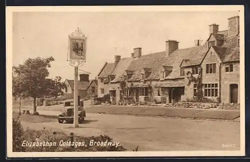 AK London, Elizabethan Cottages, Broadway