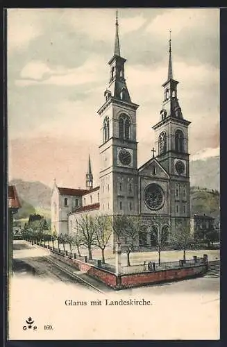 AK Glarus, Partie an der Landeskirche