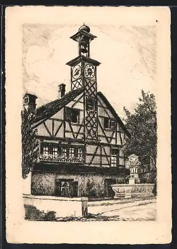 AK Neuhausen a. Rheinfall, Haus zum Sternen