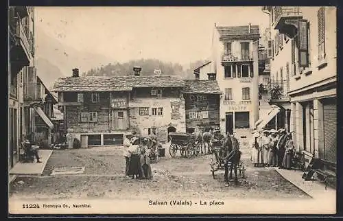 AK Salvan /Valais, La place