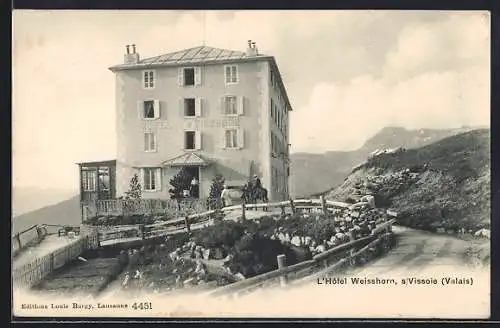 AK Vissoie /Valais, L`Hôtel Weisshorn