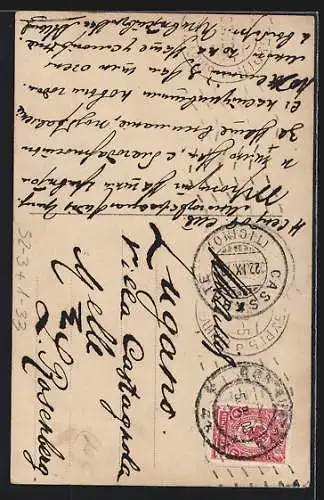 AK Portrait des Komponisten Franz Liszt aus nackten Frauenkörpern zusammengesetzt