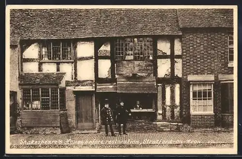AK Stratford-on-Avon, Shakespeare`s House before Restoration