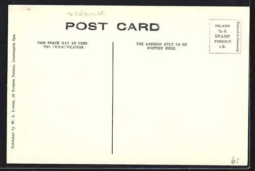 AK Leamington Spa, Parade and Town Hall