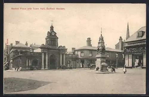 AK Saffron Walden, Market Place and Town Hall