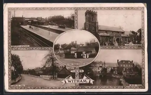 AK Witham, The Old Forge, Railway Station, Blue Mill