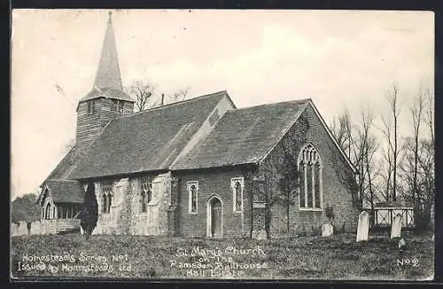AK Ramsden Bellhouse, St. Mary`s Church on the Hall Estate