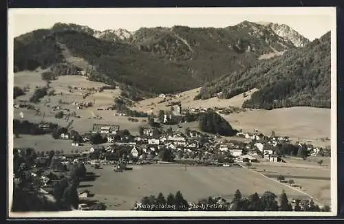 AK Ruhpolding, Gesamtansicht mit Bergpanorama