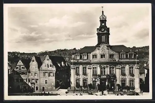 AK Schwäbisch Hall, Blick auf das Rathaus