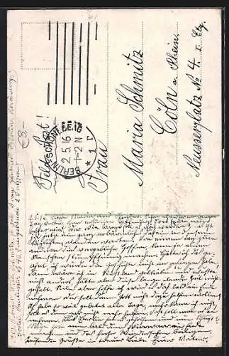 AK Berlin, Siegesäule mit Passanten und Pferdekutsche