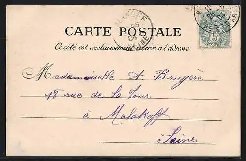 AK Paris, Le Marchand de Coco, Strassenhändler verkauft seine Waren
