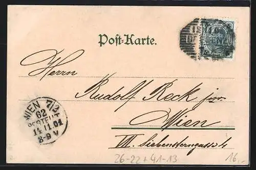 Künstler-AK Zeno Diemer: Begegnung des Dampfers Habsburg mit dem Schnelldampfer Bregenz