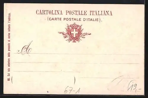 Lithographie Torino, Esposizione Generale Italiana 1898, Taboga