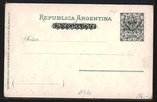 Lithographie Buenos Aires, Banco del Commercio, Calle Reconquista, El Muelle de la Boca, Calle Cangallo