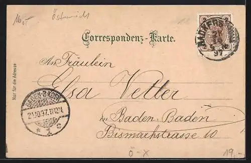 Lithographie Radkersburg /Steiermark, Sparkasse, Hauptplatz, Langegasse, Ortsansicht mit Schloss