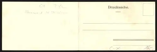 Klapp-AK St. Gallen, Das Sanatorium Oberwaid im Panorama