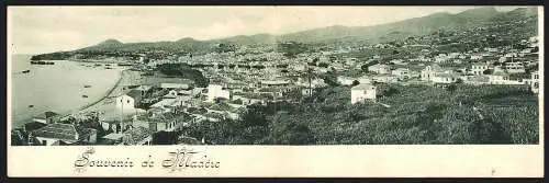 Klapp-AK Madeira, Gesamtansicht an der Küste