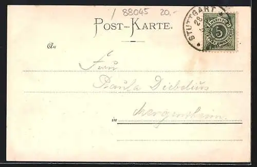 AK Bebenhausen, Königliches Jagdschloss, König Wilhelm II.
