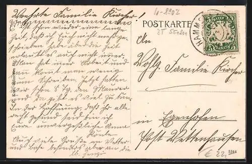 AK Ottmarshausen / Augsburg, Gasthaus v. Welz, Handlung v. O. Konle, Ortsansicht