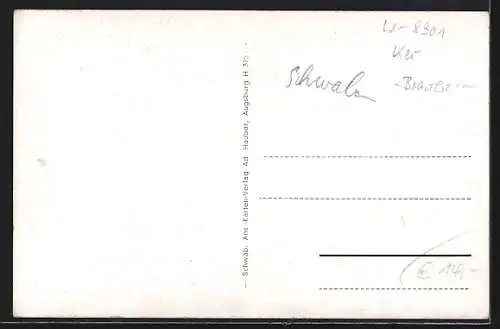 AK Rommelsried b. Augsburg, Brauerei u. Gasthaus M. Zott, Ökonomieanwesen, Ortsansicht