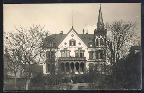 Foto-AK Speyer, Evangelische Haushaltungsschule