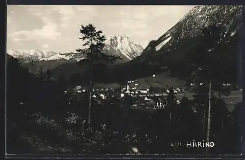 AK Häring, Teilansicht mit Bergen