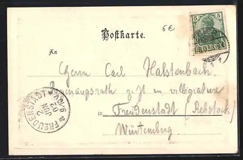 AK Trier, Moselbrücke, Landungsplatz der Mosel-Dampfschiffahrts-AG