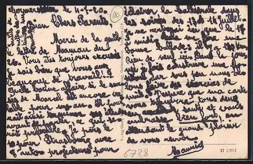 AK Germersheim, Geschäft von Friedrich K. in der Fischerstrasse