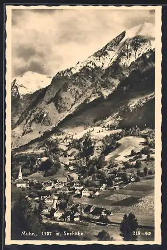 AK Muhr, Totalansicht mit Bergpanorama