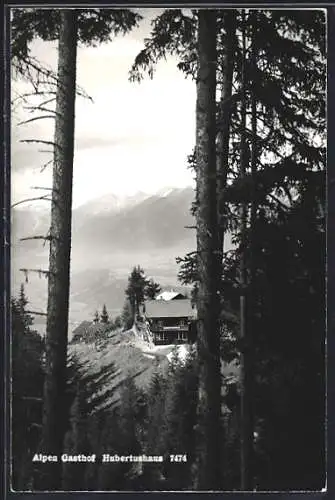 AK Schwaz, Alpen Gasthof Hubertushaus mit Umgebung
