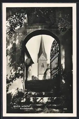 AK Maria Wörth, Kirchenmotiv