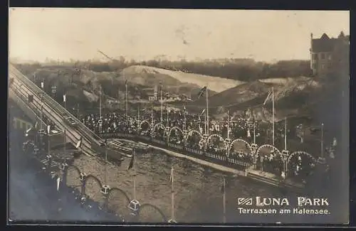 AK Halensee, Terrassen im Luna-Park