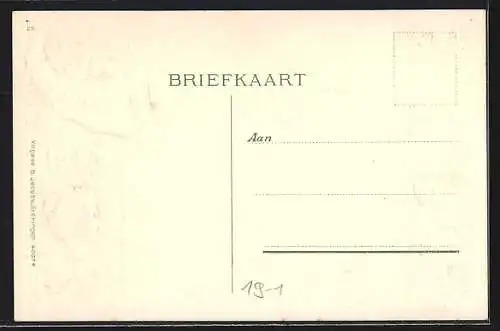 AK Scheveningen, Kurhaus und Strand, Füllhorn mit Geld