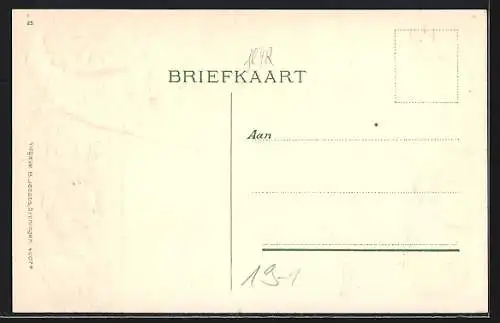 AK Scheveningen, Wandelhoofd, Seebrücke, Geldnoten und Münzen