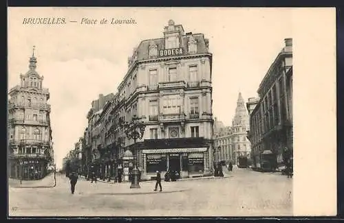 AK Brüssel / Bruxelles, Place de Louvain