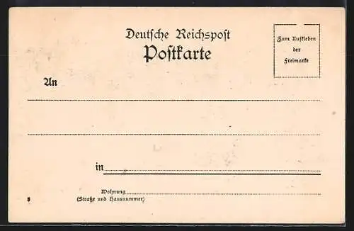 AK Berlin, Sammlung der Fahnencompagnie nach der Parade