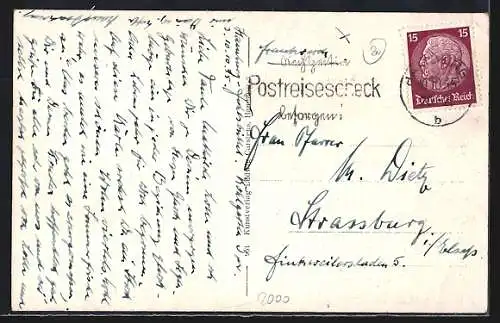 AK Hamburg-Fuhlsbüttel, Partie an der Schleuse