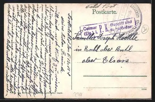 AK Lockstedter Lager, Soldatenheim, Frontalansicht