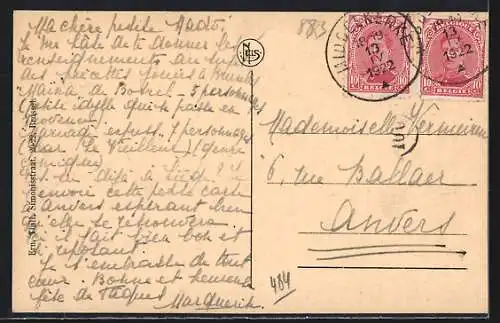 AK Middelkerke, Strassenbahn am Gasthuis Roger de Grimberghe