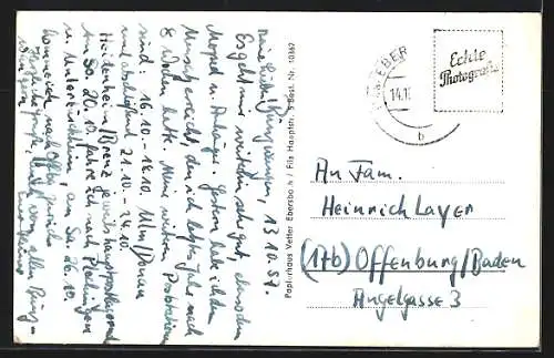 AK Ebersbach / Fils, Rathaus, Stuttgarter Strasse, Kath. Kirche, Freibad, Drogerie Schneider & Papierhaus Vetter