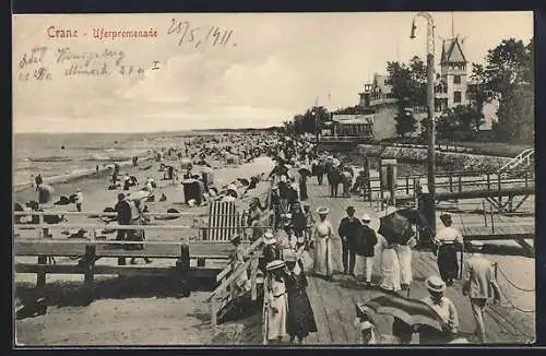 AK Cranz, Uferpromenade