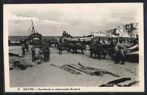 AK Nazare, Recolhendo as embarcacoes de pesca