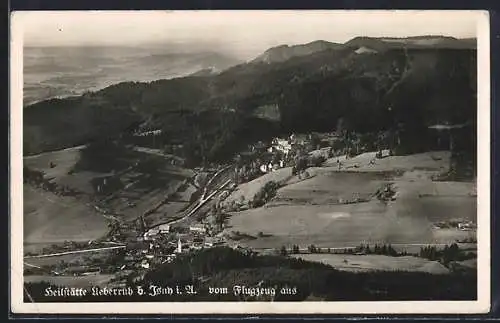 AK Isny, Gesamtansicht, Flugzeugaufnahme