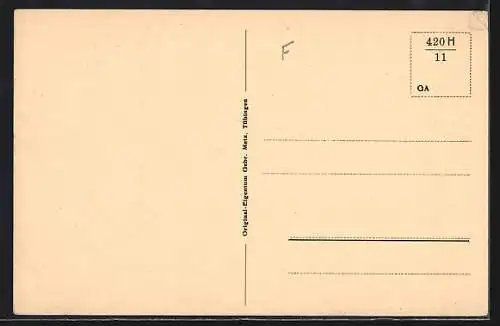 AK Heiligenbronn / Oberndorf, Werkstätte der Blindenanstalt