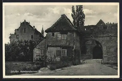 AK Iphofen, am Mainbernheimer Tor