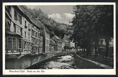 AK Monschau /Eifel, Rurpartie